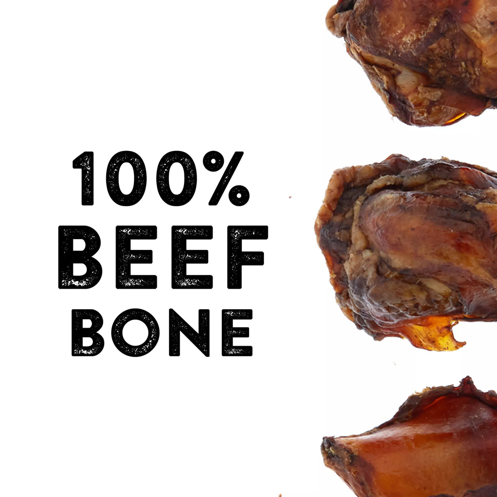 Dentley's Nature's Chews Beef Knee Bone Dog Chew