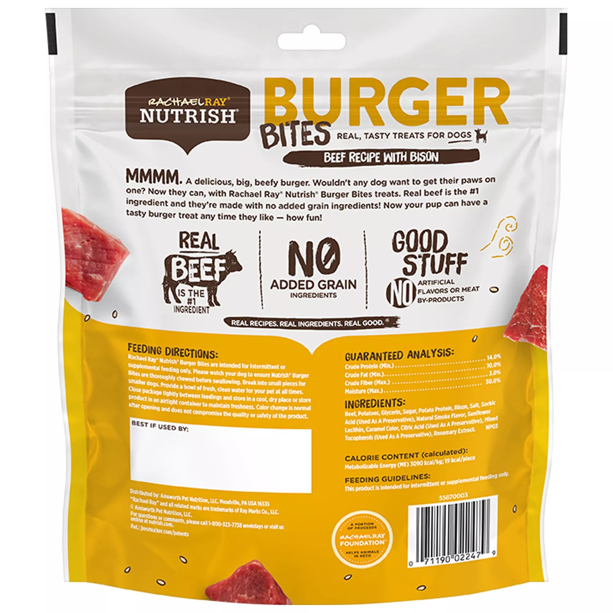 Rachael Ray Nutrish Dog Treat All Ages - Beef