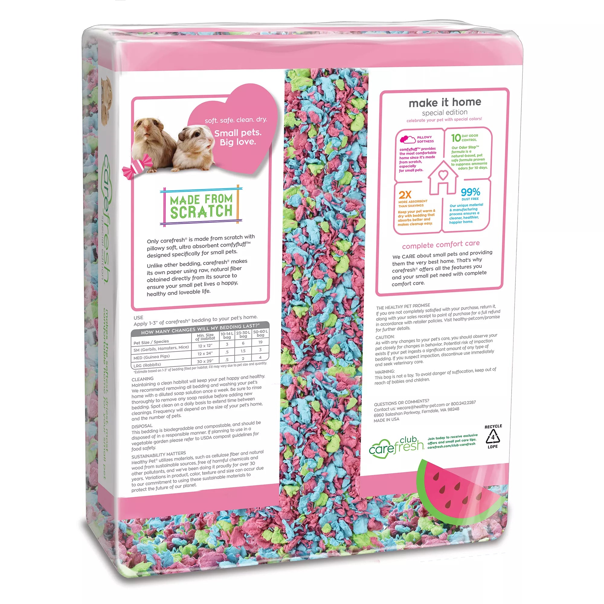 carefresh Special Edition Small Pet Bedding - Tutti Frutti
