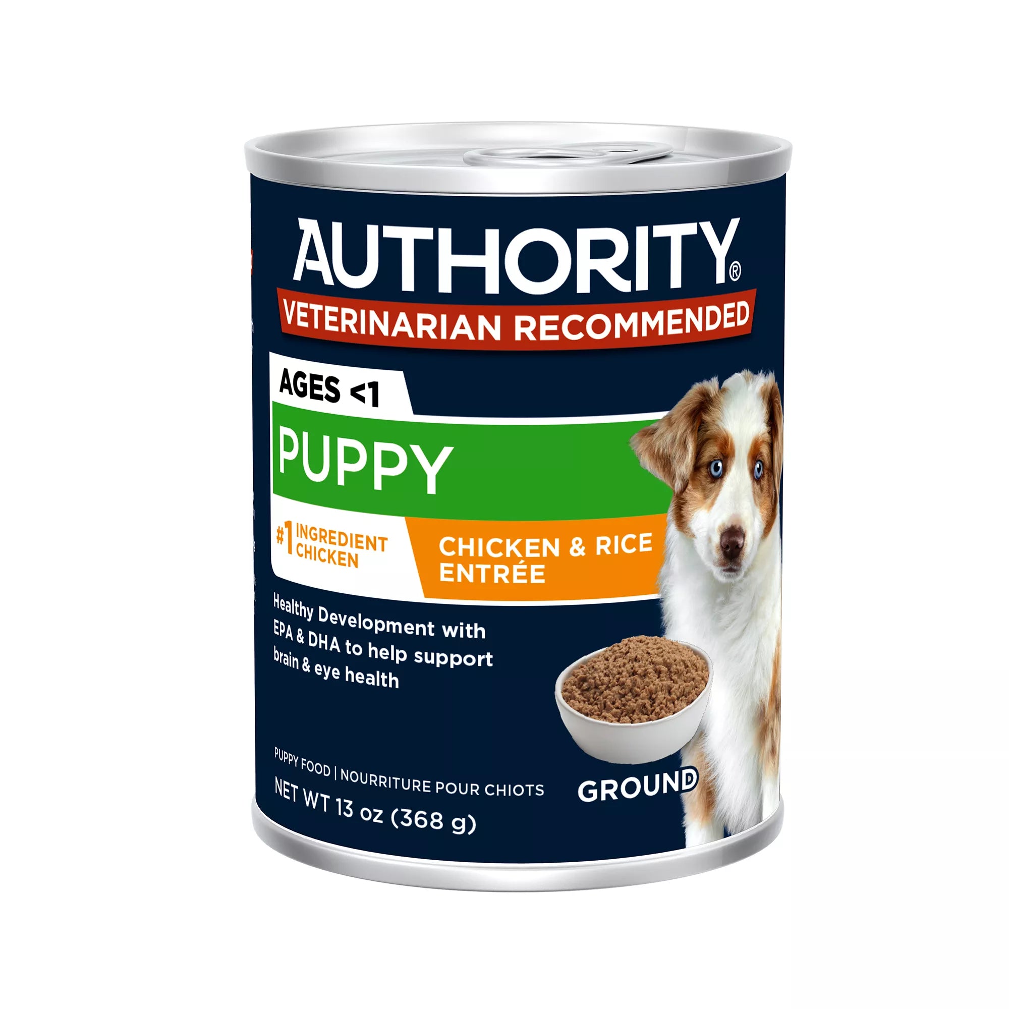 Authority Everyday Health Chicken & Rice Entree Puppy Wet Dog Food - 13 oz