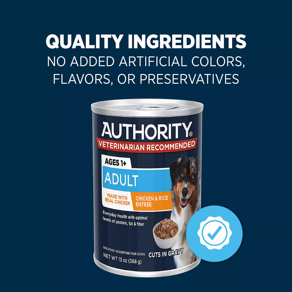 Authority Everyday Health Adult Wet Dog Food - 13 Oz.