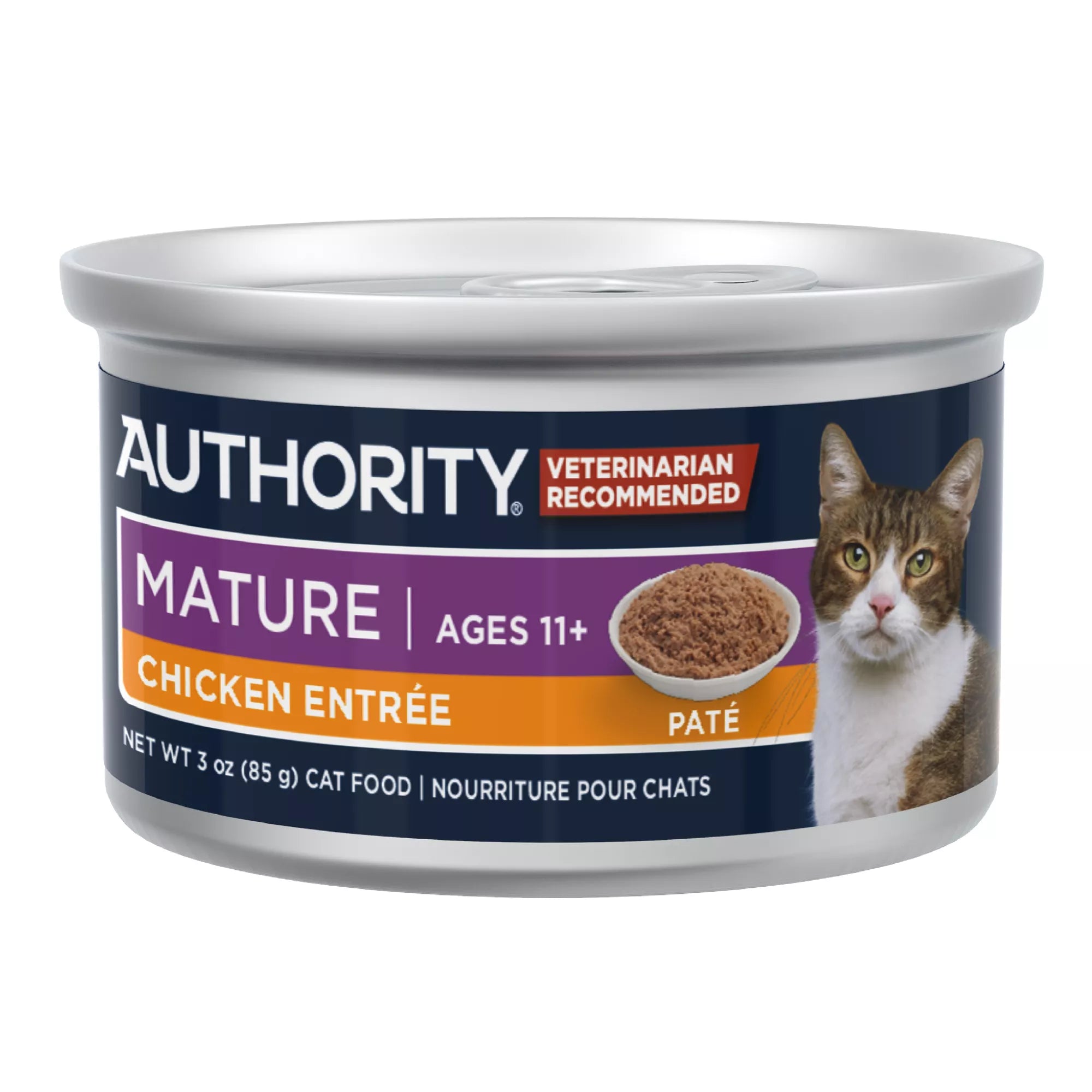 Authority Everyday Health Senior Cat Wet Food - 3.0 Oz, Pate, With-Grain