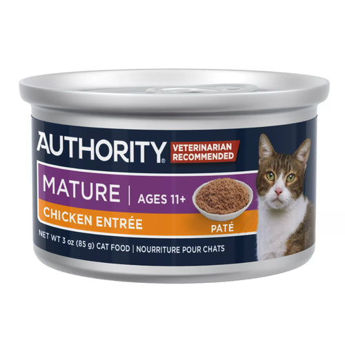 Authority Everyday Health Senior Cat Wet Food - 3.0 Oz, Pate, With-Grain