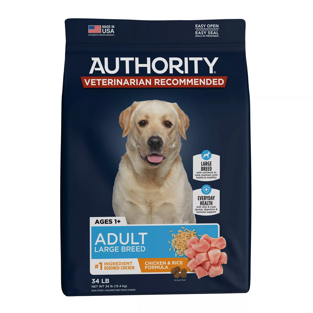 Authority Everyday Health Large Breed Adult Dog Food - Dry - Chicken & Rice