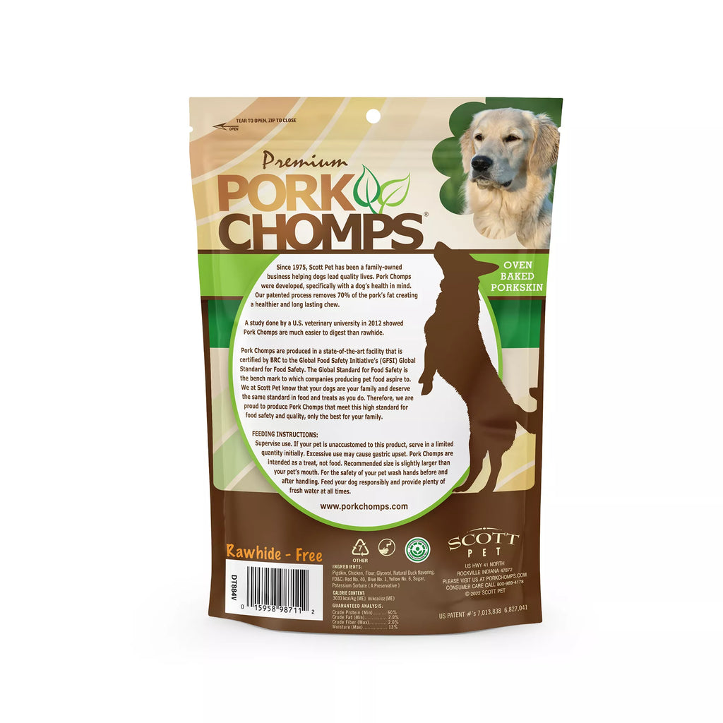 Pork Chomps Rawhide-Free Meaty Skewers Dog Treat