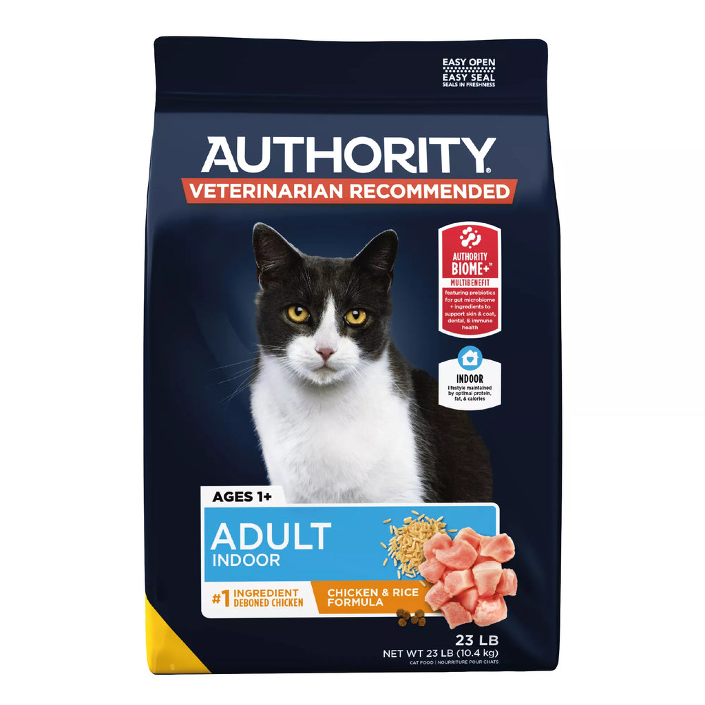 Authority Everyday Health Indoor Cat Dry Food - Chicken & Rice, With-Grain