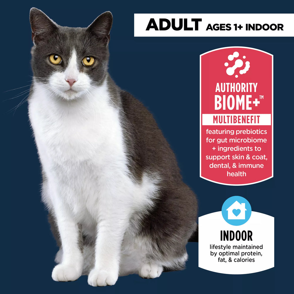 Authority Everyday Health Indoor Cat Dry Food - Chicken & Rice, With-Grain