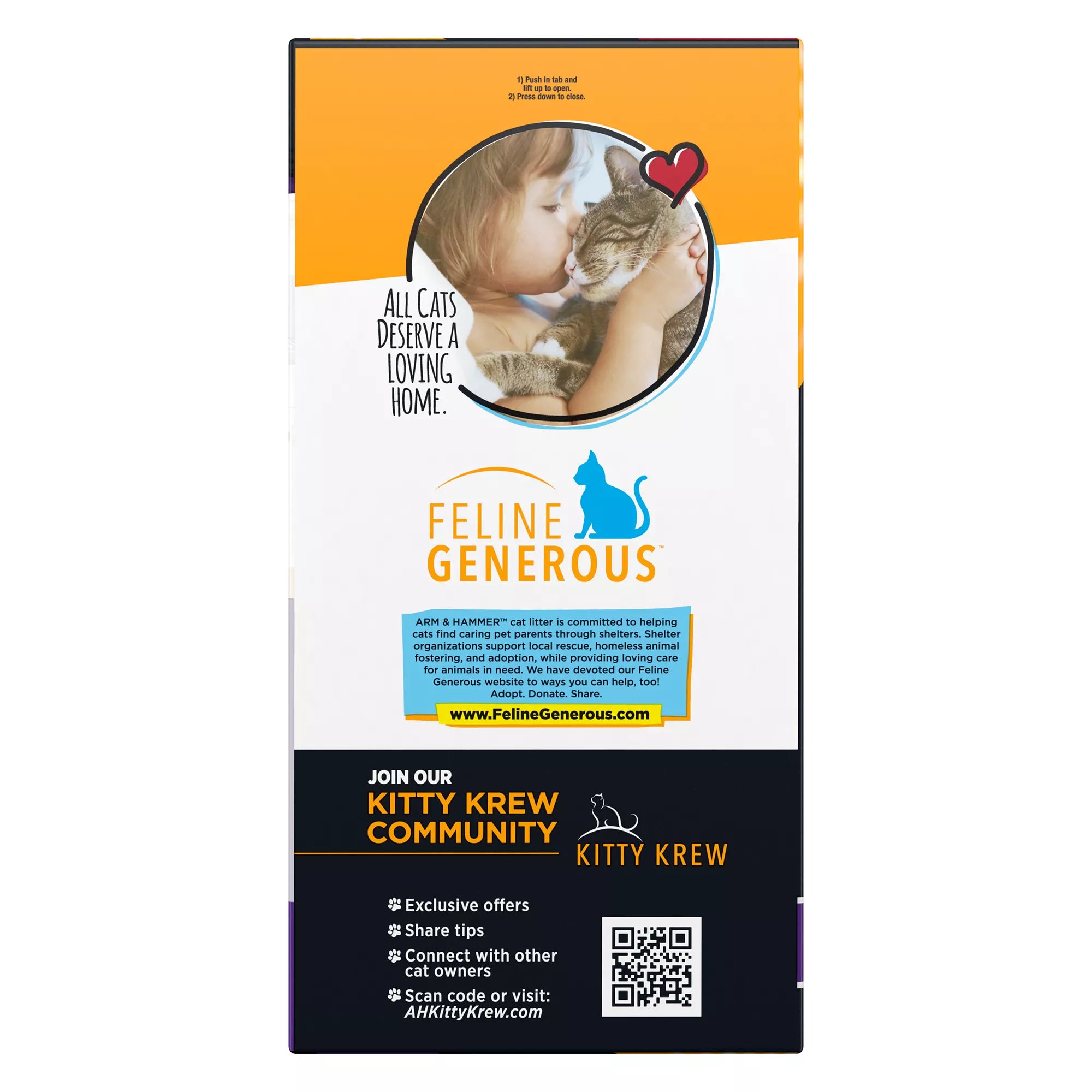 Arm & Hammer Clump & Seal Slide Multi-Cat Clumping Cat Litter - Low Dust Litter