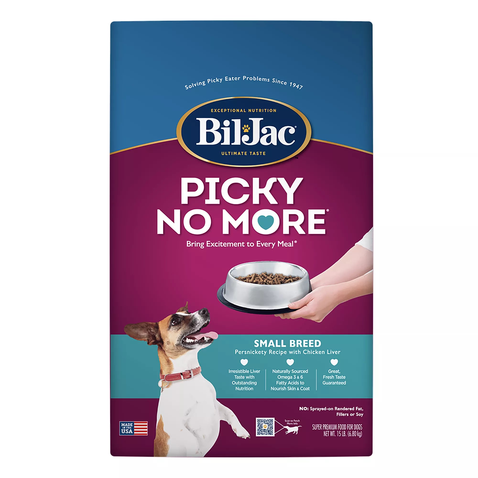 Bill-Jac Picky No More Small Breed Adult Dog Food - Dry - Persnickety Recipe