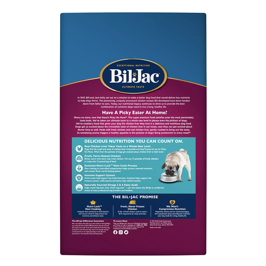 Bill-Jac Picky No More Small Breed Adult Dog Food - Dry - Persnickety Recipe