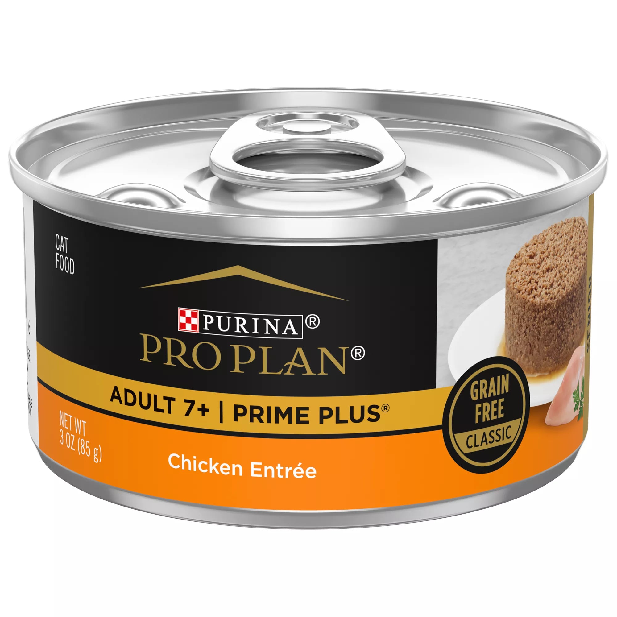 Purina Pro Plan Prime Plus  Senior Wet Cat Food - Grain-Free Pet Food, With Vitamins, 3 Oz