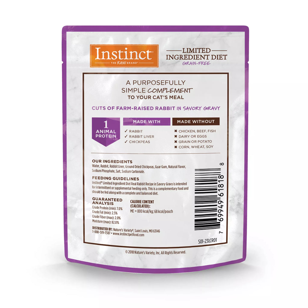 Instinct Limited Ingredient Wet Cat Food - Natural Pet Food, Grain-Free Pet Food
