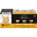 Purina Pro Plan Prime Plus Senior Wet Cat Food - Grain-Free Pet Food, Pet Food Variety Pack, 12 CT, 36 OZ