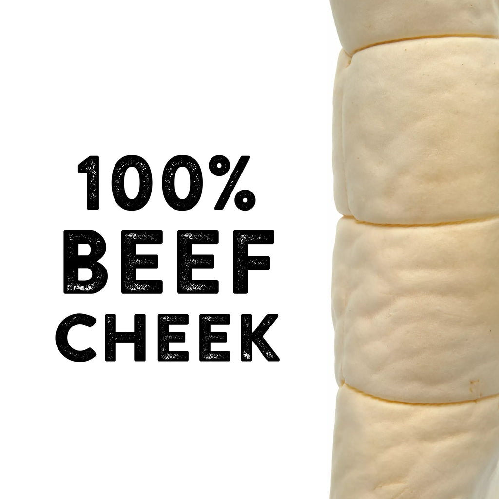 Dentley's Nature's Chews Beef Cheek Roll Dog Chew - 3.2 Oz.