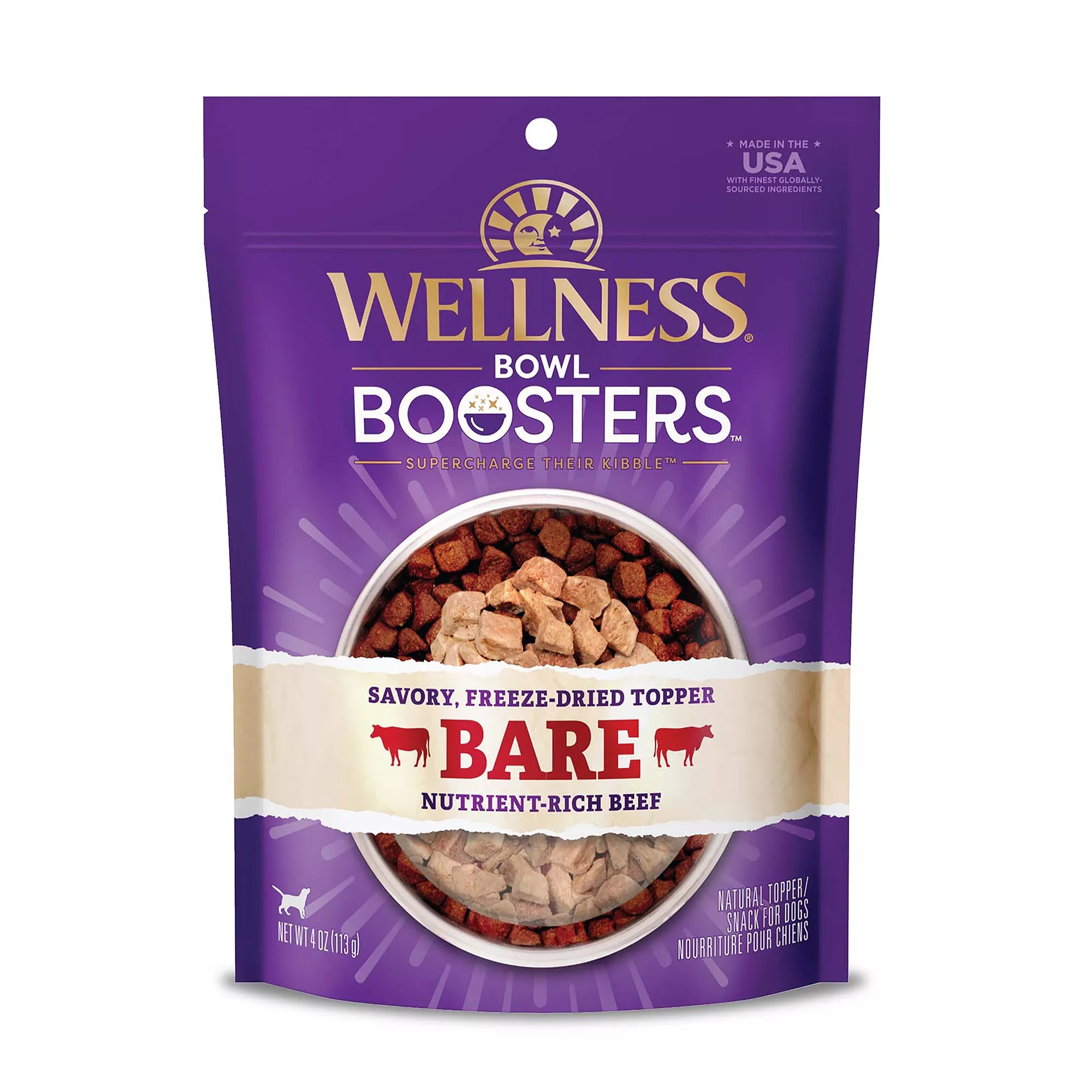 Wellness CORE Bowl Booster All Life Stage Dog Food Topper - Grain-Free Pet Food, Natural Pet Food