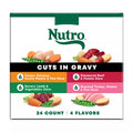 Nutro Natural Pet Food Choice Cuts in Wet Pet Food in Gravy Adult Wet Dog Food - Grain-Free Pet Food, Pet Food Variety Pack, 24 Count