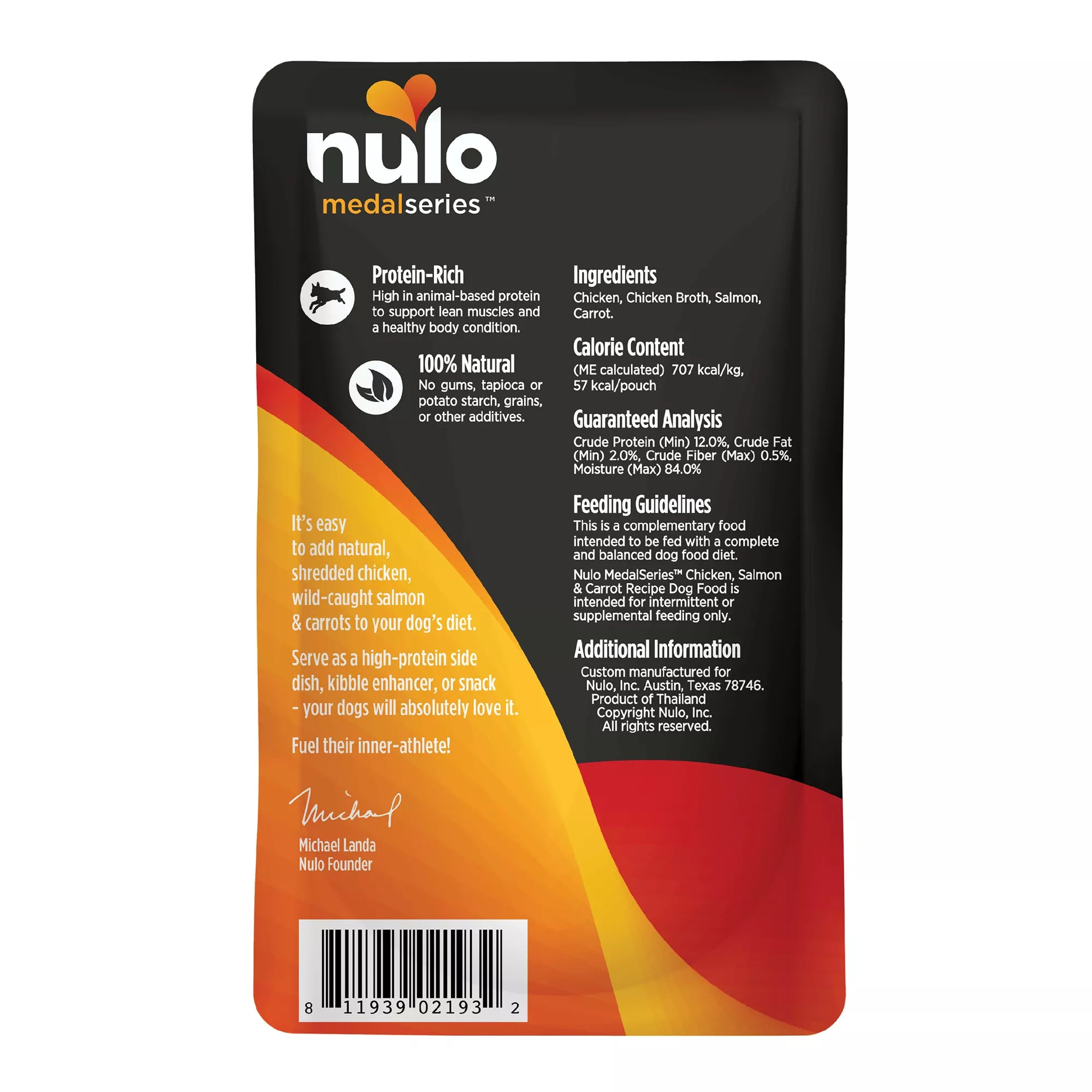 Nulo MedalSeries All Life Stage Wet Dog Food Topper - Limited Ingredient, 2.8 Oz.