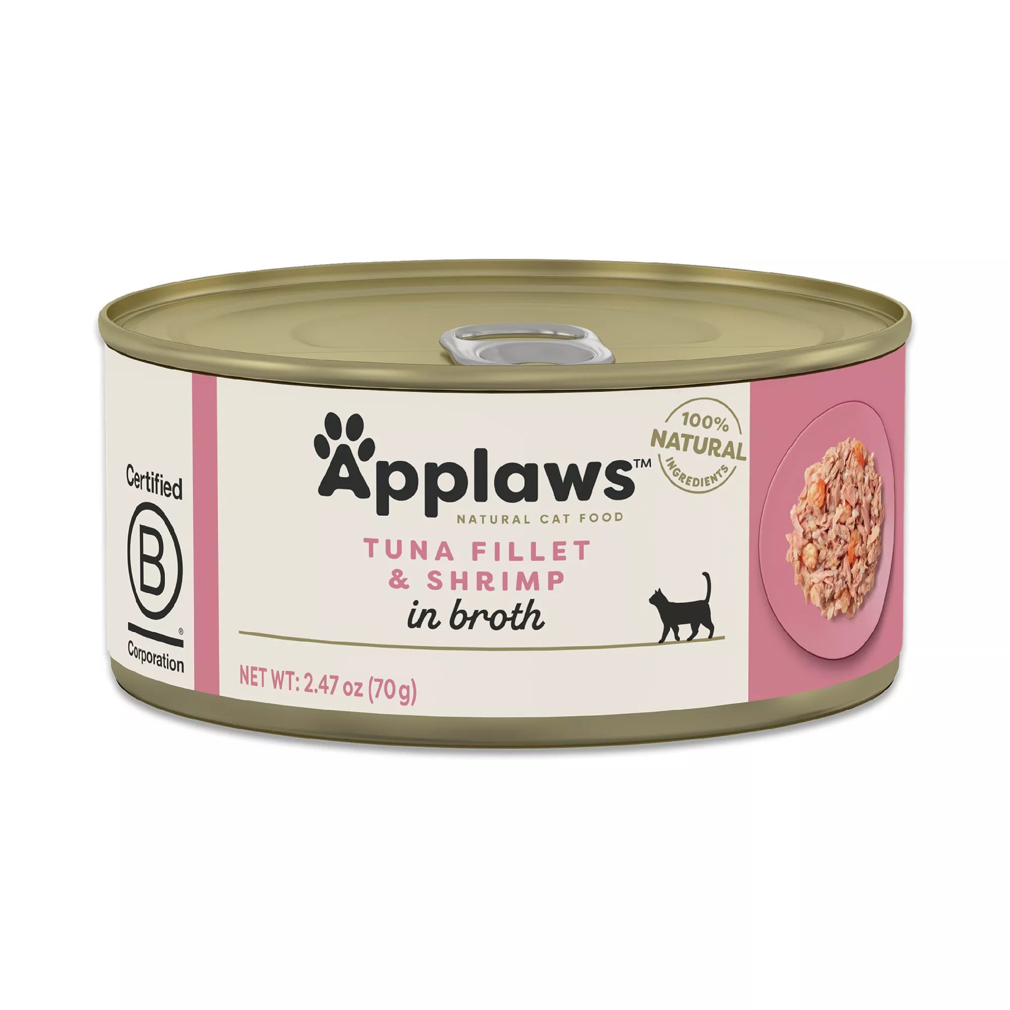 Applaws Wet Cat Food - Adult - Natural Pet Food, Limited Ingredient, 2.47oz