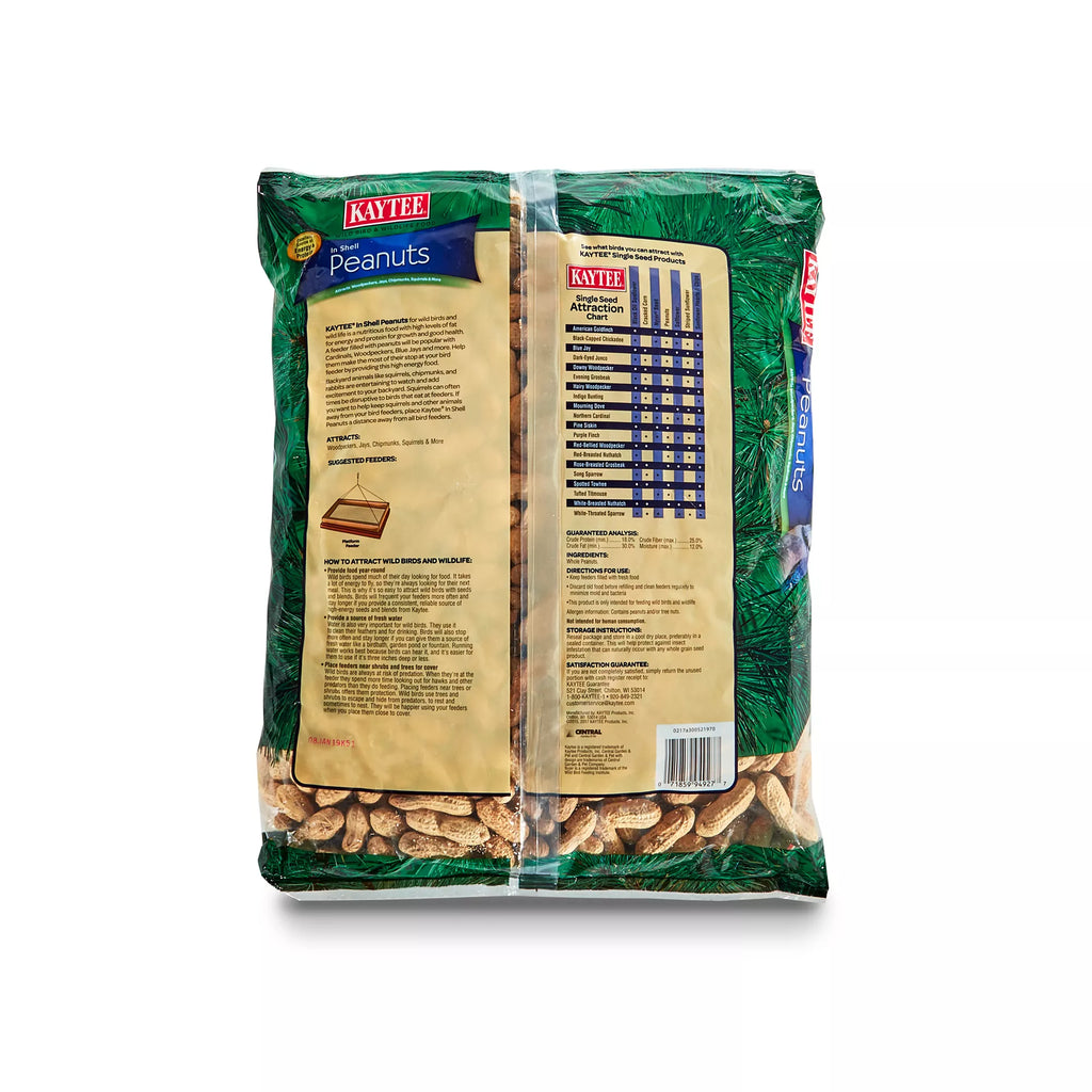KAYTEE Whole Shell Peanuts Wild Bird & Wildlife Food