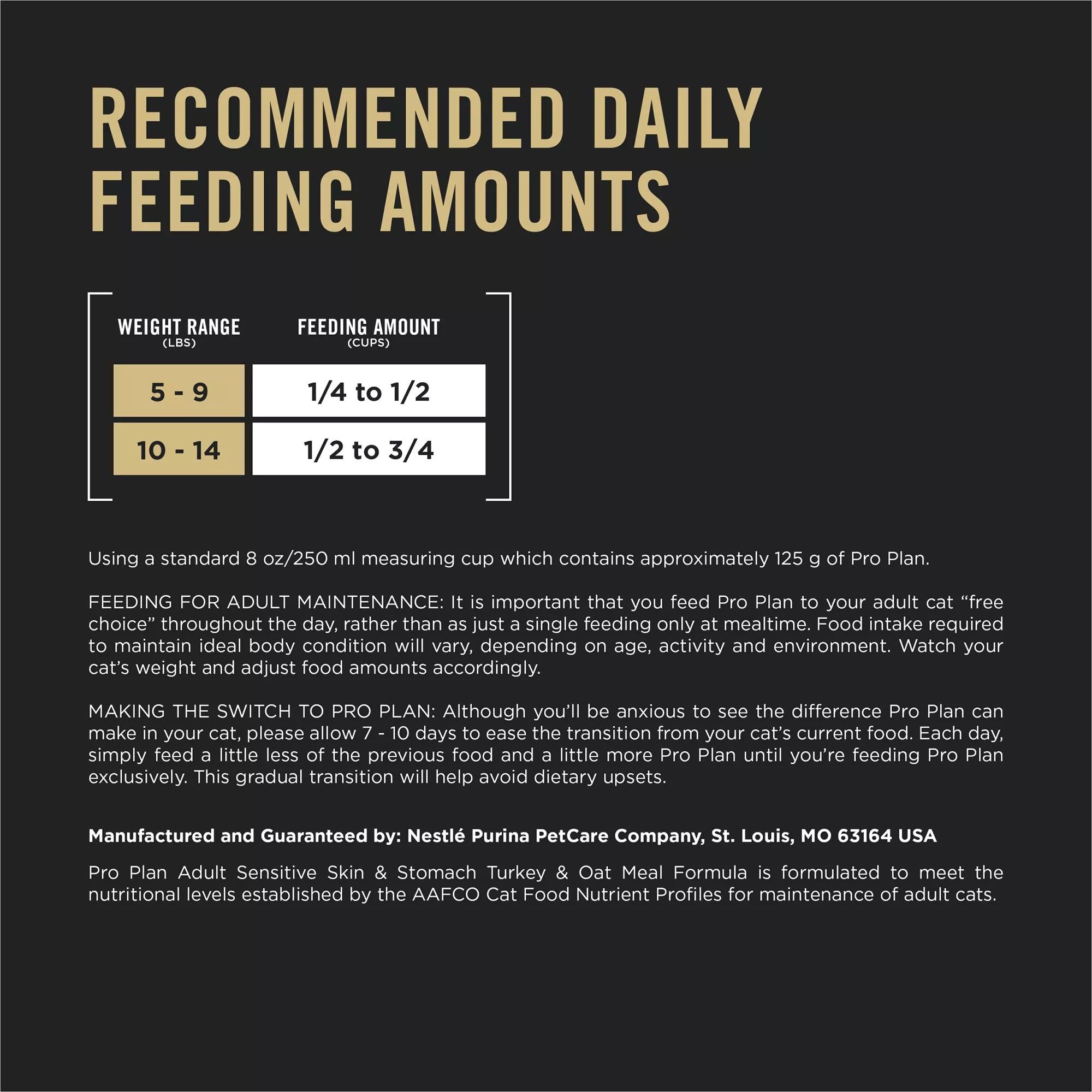 Purina Pro Plan Focus  Adult Dry Cat Food - Prebiotics & Probiotics, Turkey & Oat Meal