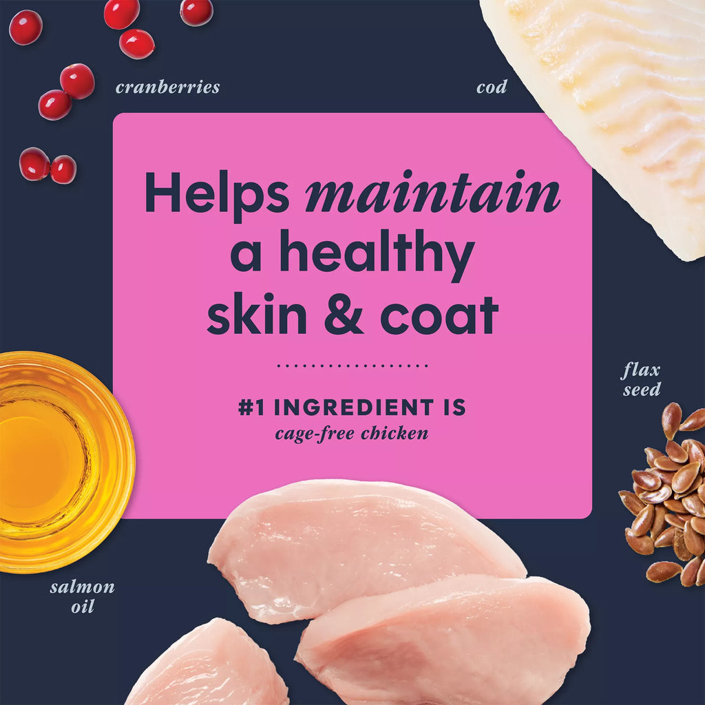 Instinct RawBoost Mixers Skin & Coat Health Cat Food Topper - Natural Pet Food, Grain-Free Pet Food, Freeze Dried