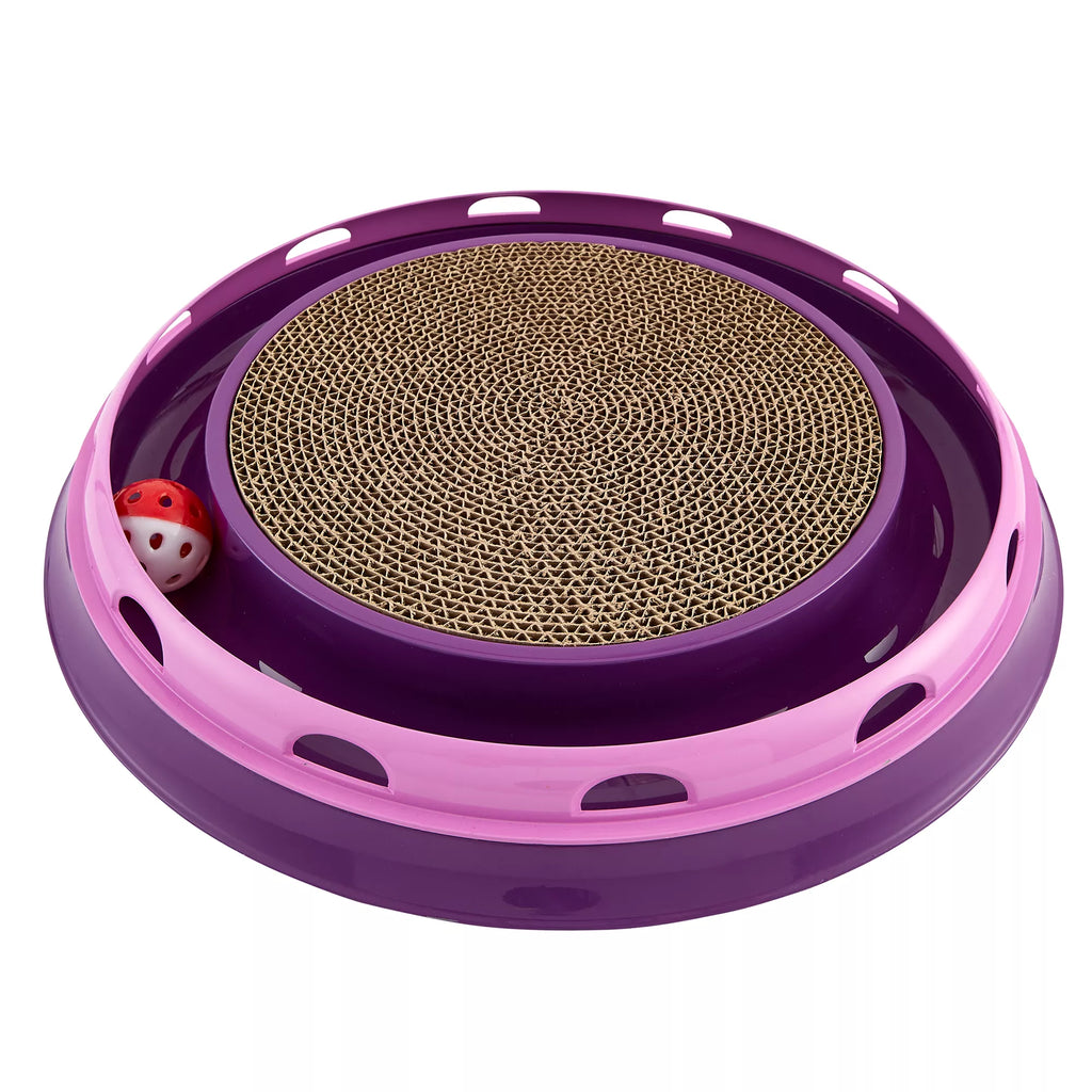 Whisker City Ball Track & Scratcher Cat Toy
