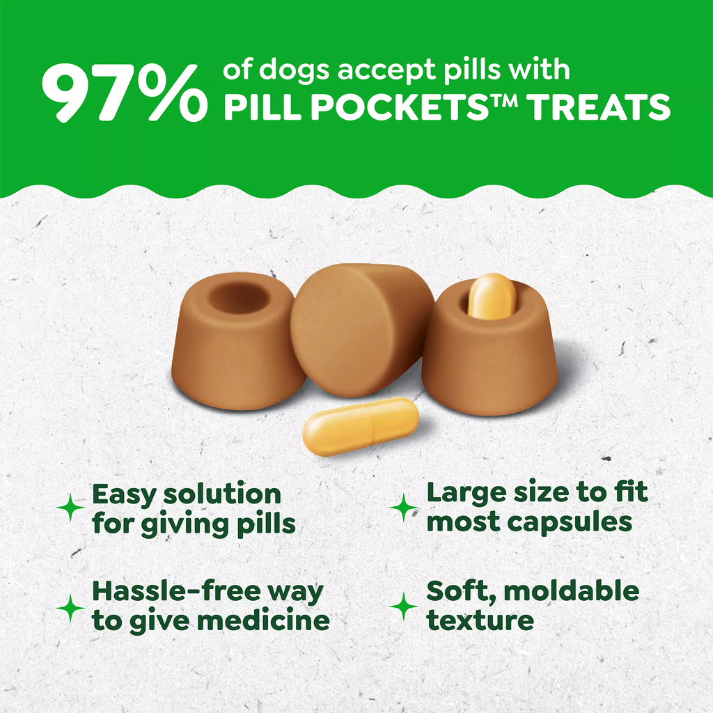 Greenies Pill Pockets Capsule Sized Peanut Butter Flavored Dog Treats - Pill Adminstration Assistant