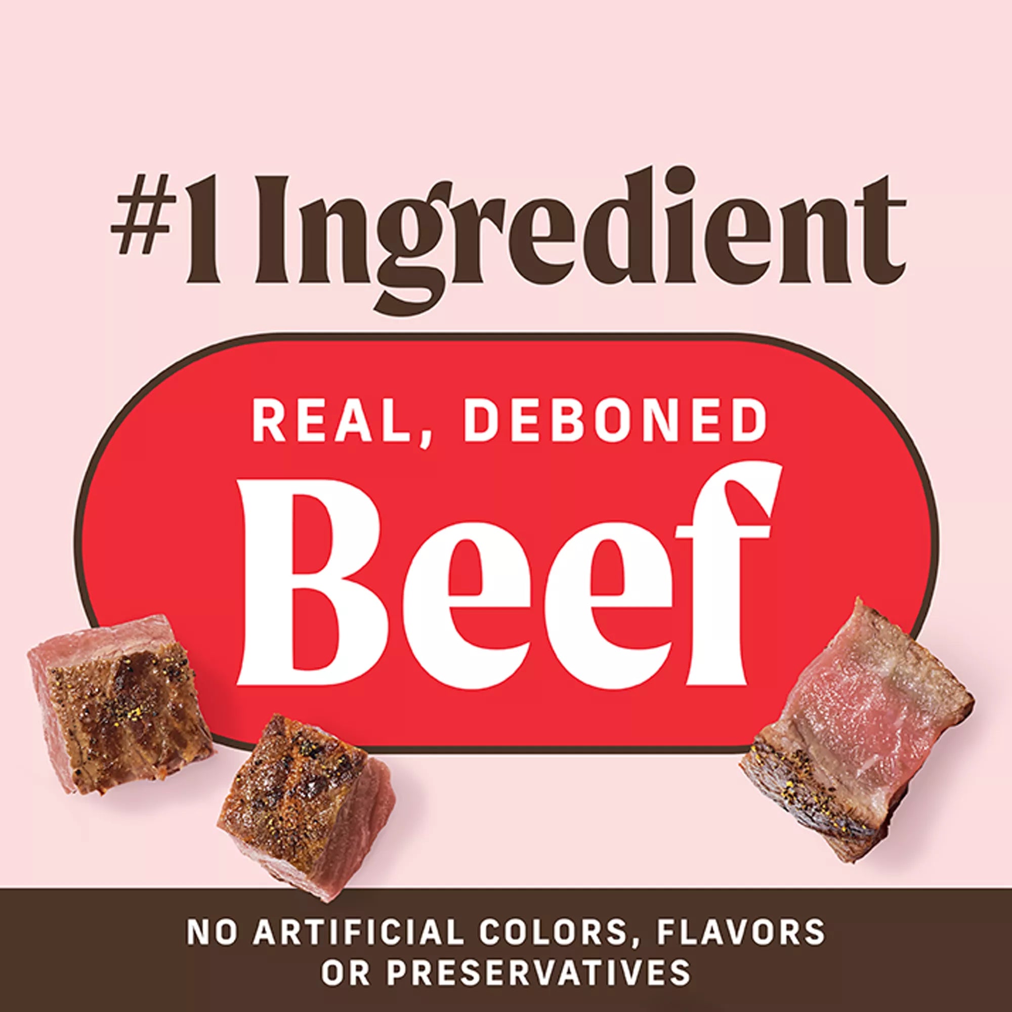 Merrick Power Bites Adult Dog Treats - Real Texas Beef, Corn Free, Gluten Free