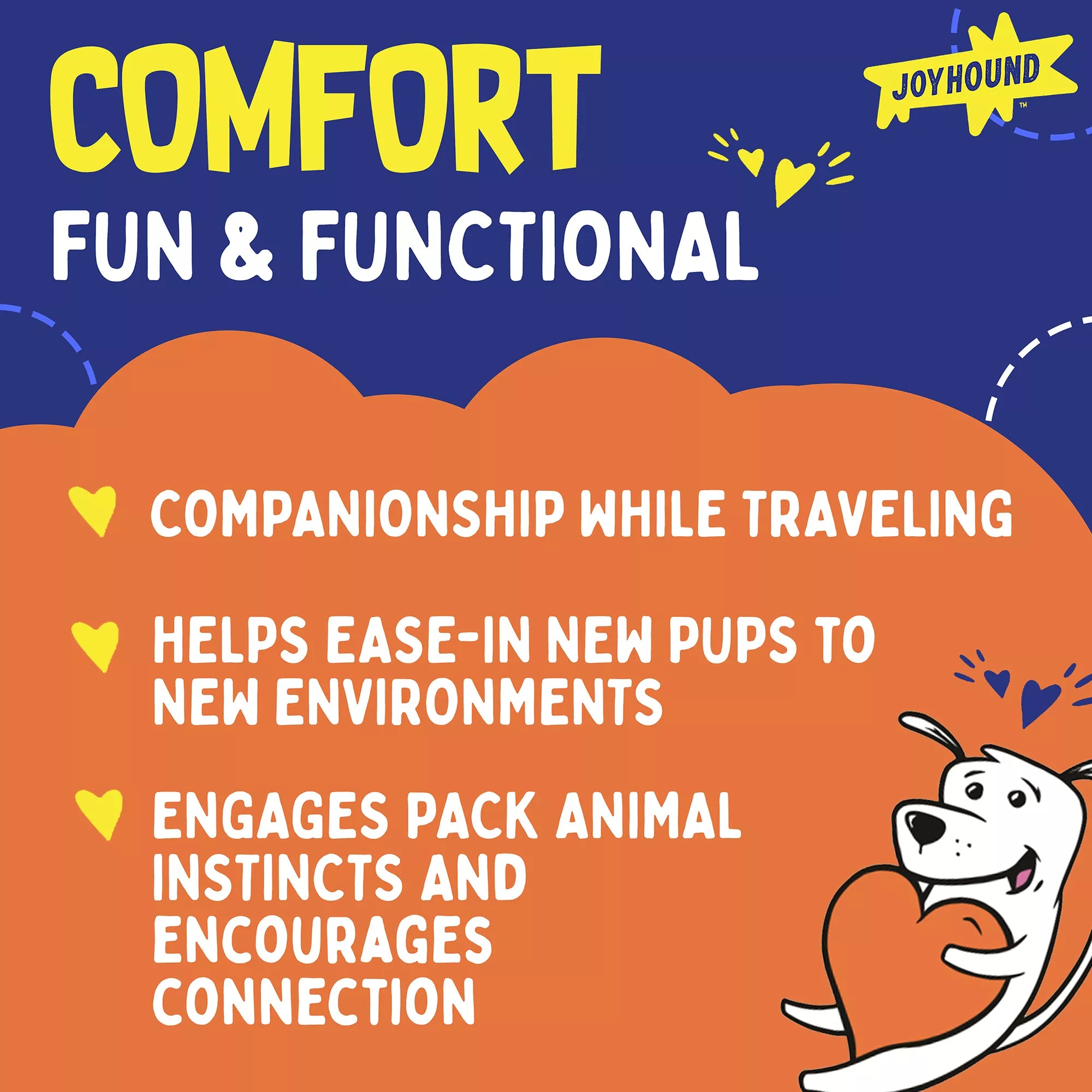 Joyhound Crazy Comfy Realistic Duck Dog Toy - Plush, Squeaker