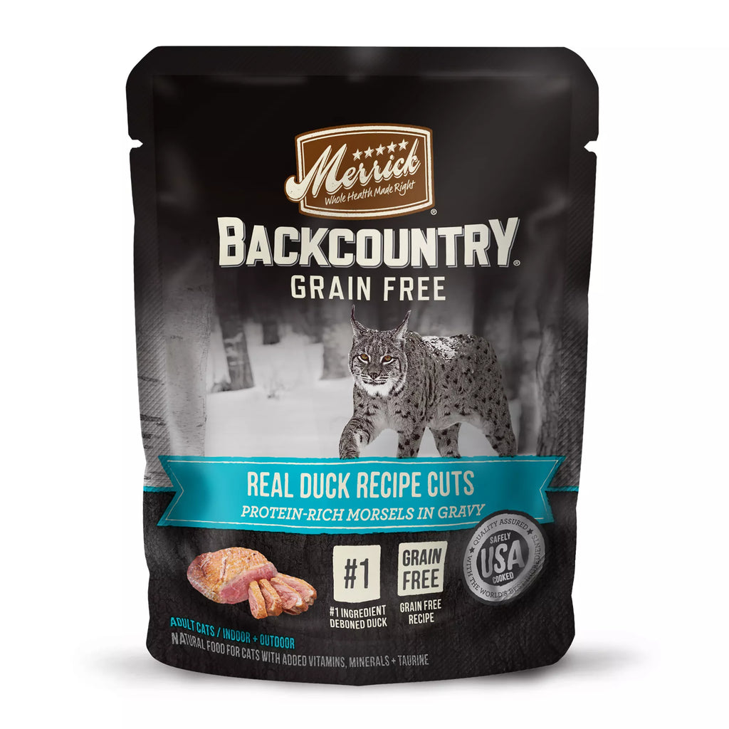 Merrick Backcountry Wet Cat Food - Adult - 3 Oz., Grain-Free Pet Food, Natural Pet Food