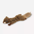 Joyhound Crazy Comfy Realistic Squirrel Flattie Dog Toy - Crinkle, Squeaker