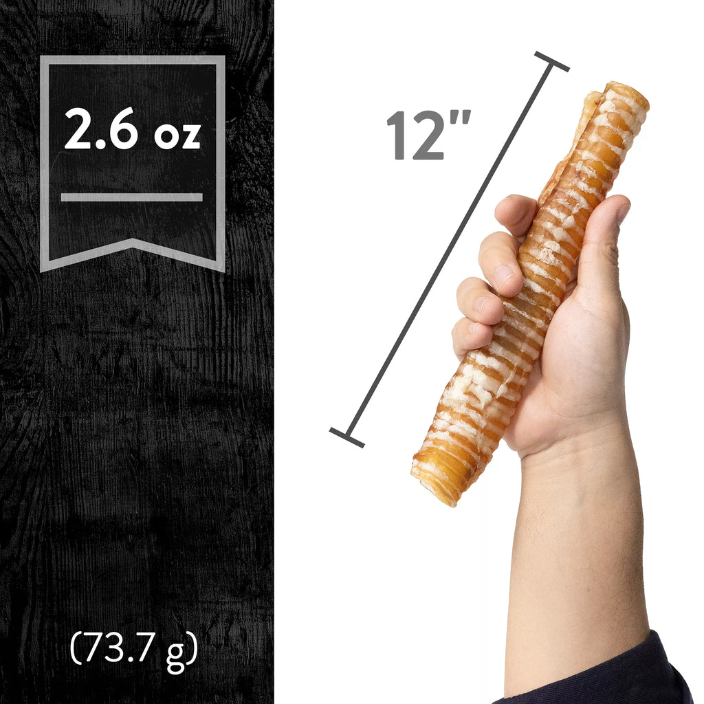 Dentley's 12" Beef Trachea Dog Chew - 1 Count