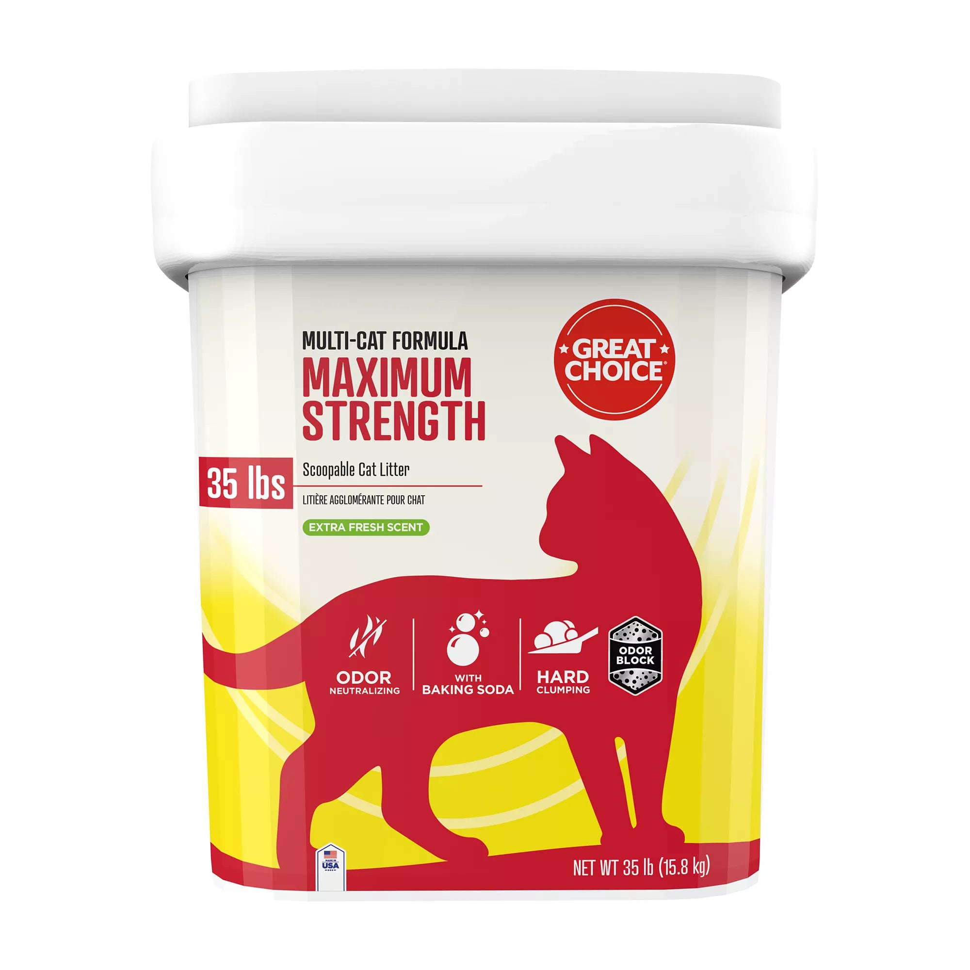 Great Choice Maximum Strength Multi-Cat Clumping Cat Litter - Scented