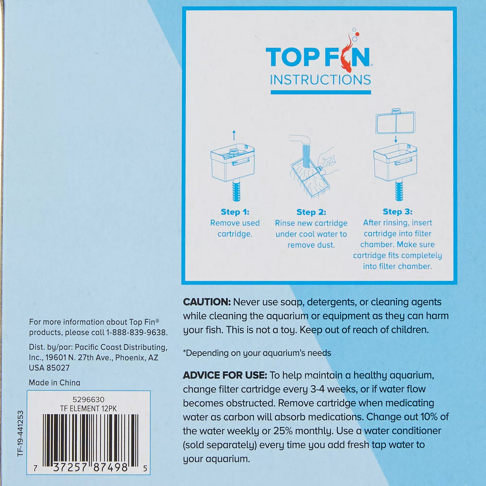 Top Fin Element EF-S Filter Cartridges