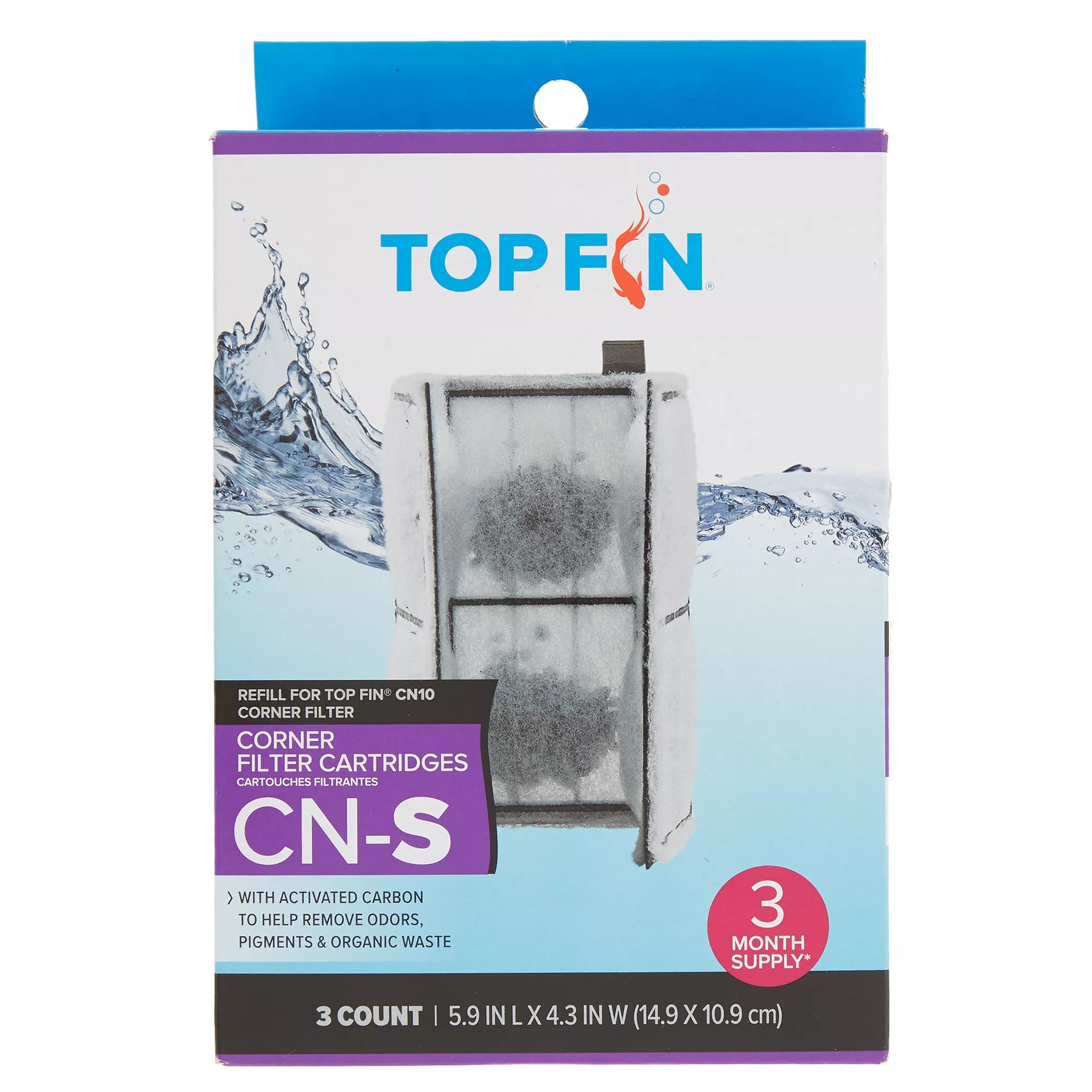 Top Fin CN-S Corner Filter Cartridges