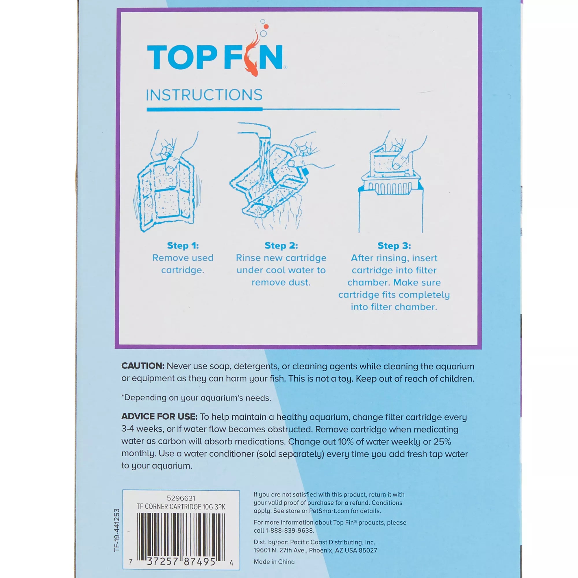 Top Fin CN-S Corner Filter Cartridges