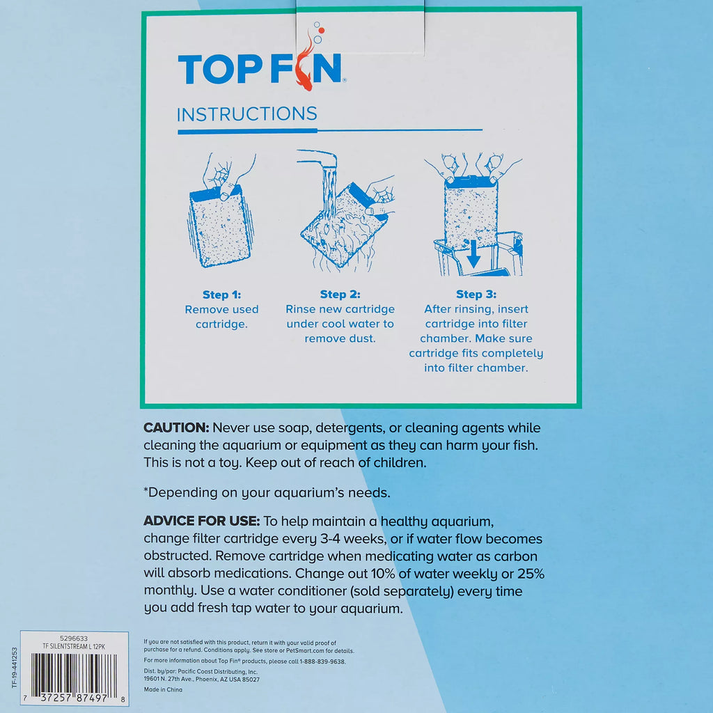 Top Fin Large Power Filter Cartridges
