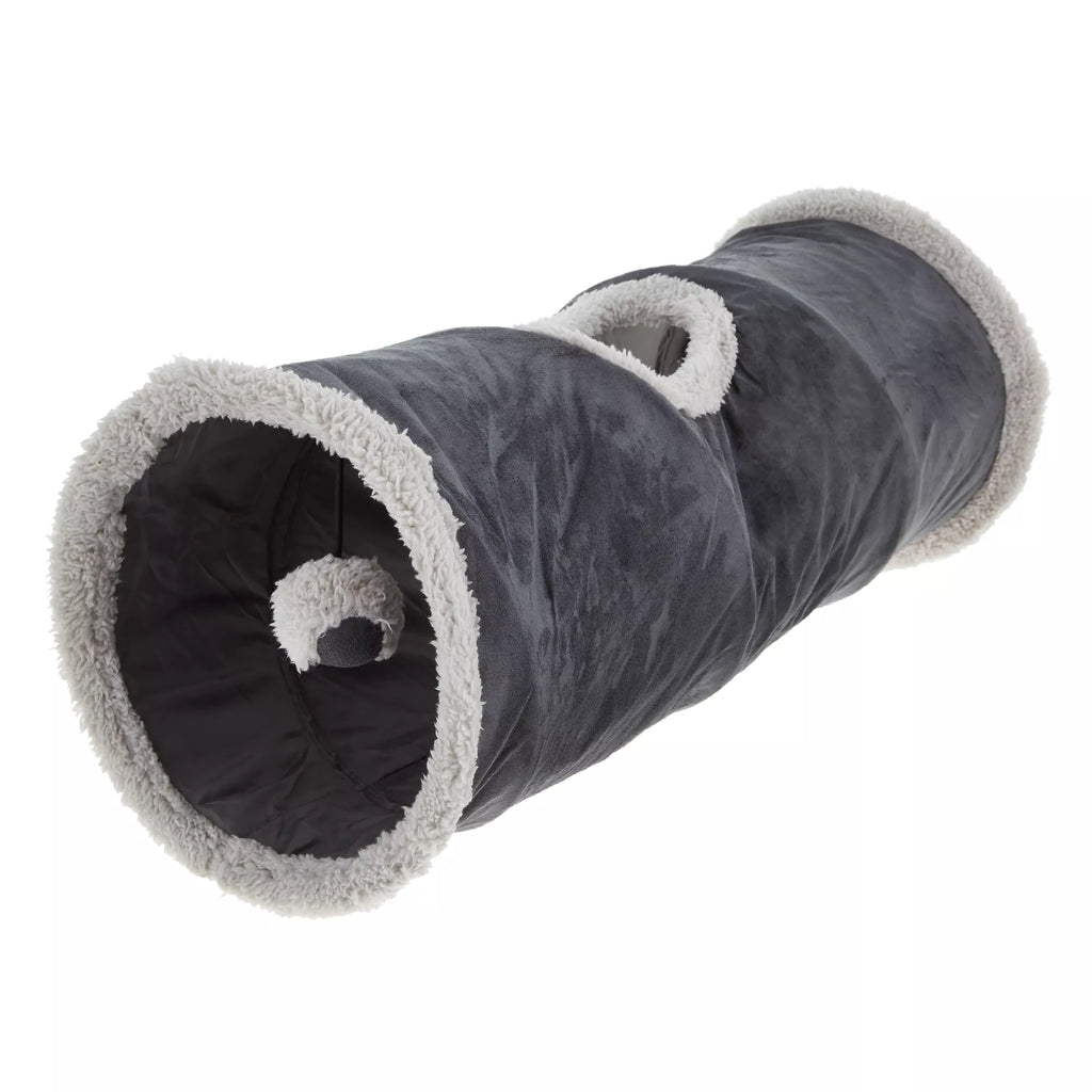 Whisker City Cozy Pop-Open Play Tunnel Cat Toy