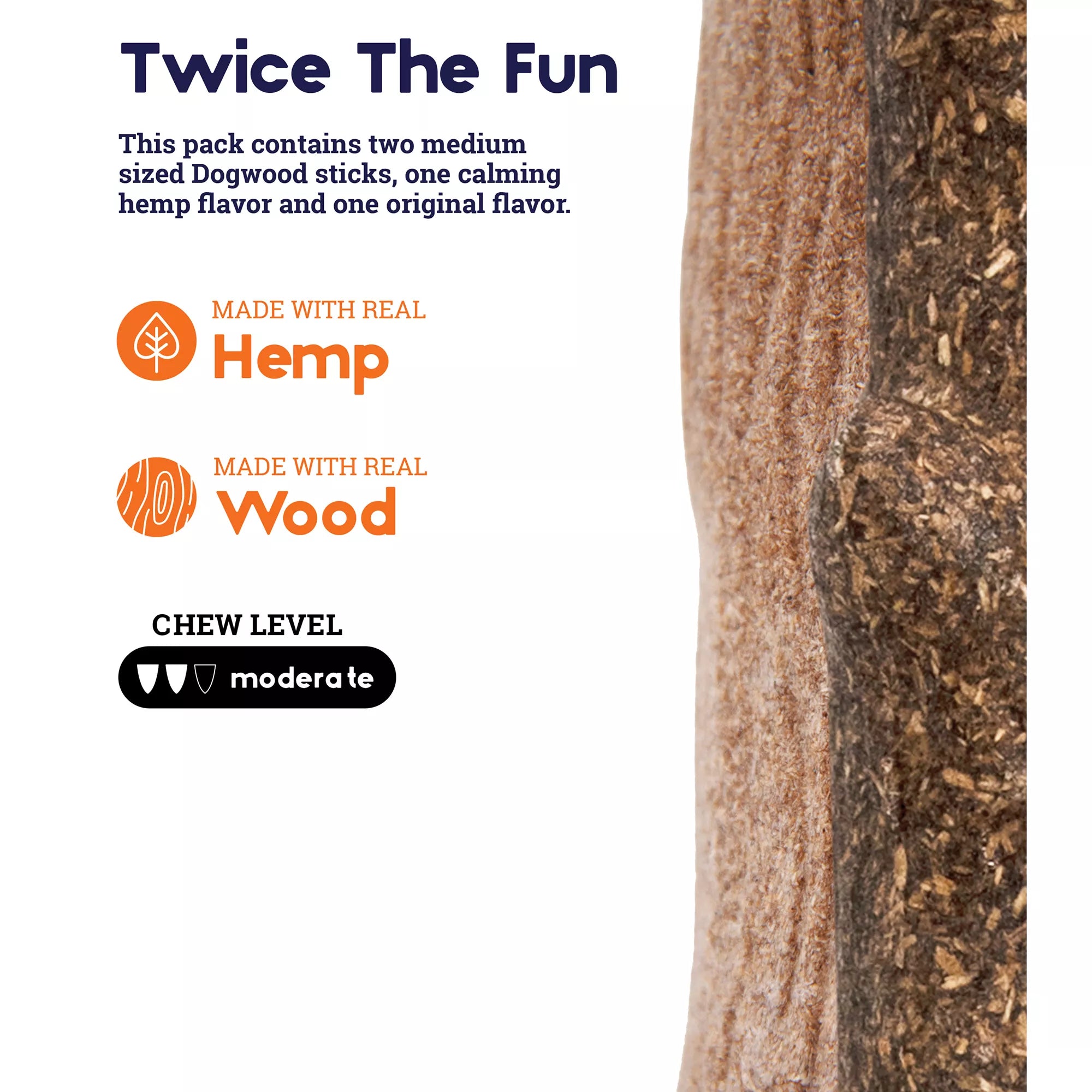 Petstages Dogwood Calming Dog Chews - 2 Pack