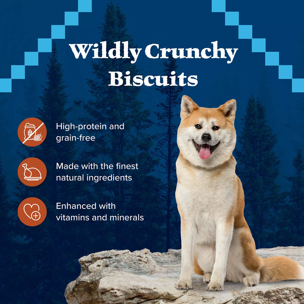 Blue Buffalo Wilderness All Life Stages Dog Treats - Natural Pet Food, Turkey