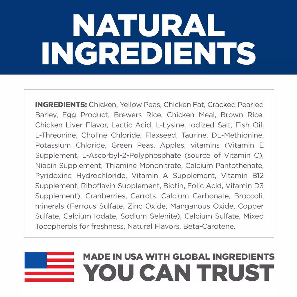Hill's Science Diet No Corn, No Wheat, No Soy Adult Dry Cat Food - Chicken