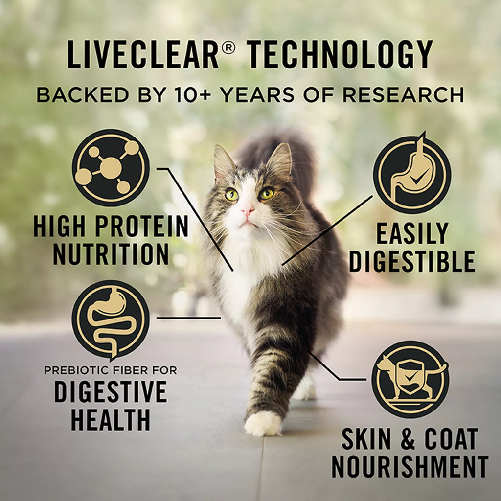 Purina Pro Plan LiveClear Adult Dry Cat Food - Prebiotics & Probiotics,