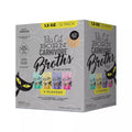 Tiki Cat Born Carnivore Broths Cat Food Topper - Non-GMO, Grain-Free Pet Food - Pet Food Variety Pack, 12ct