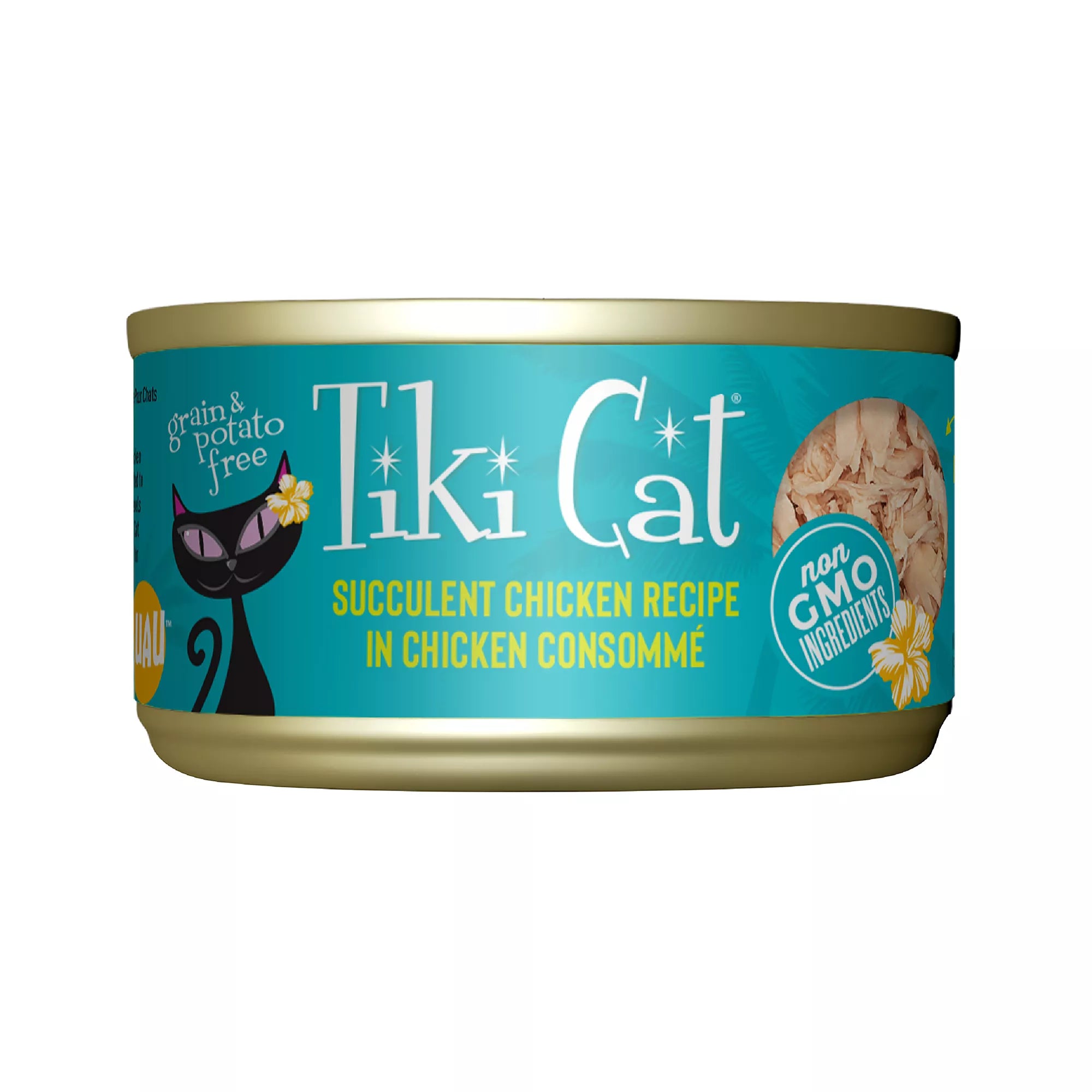 Tiki Cat Luau Wet Cat Food - Non-GMO, Grain & Potato Free 2.8oz