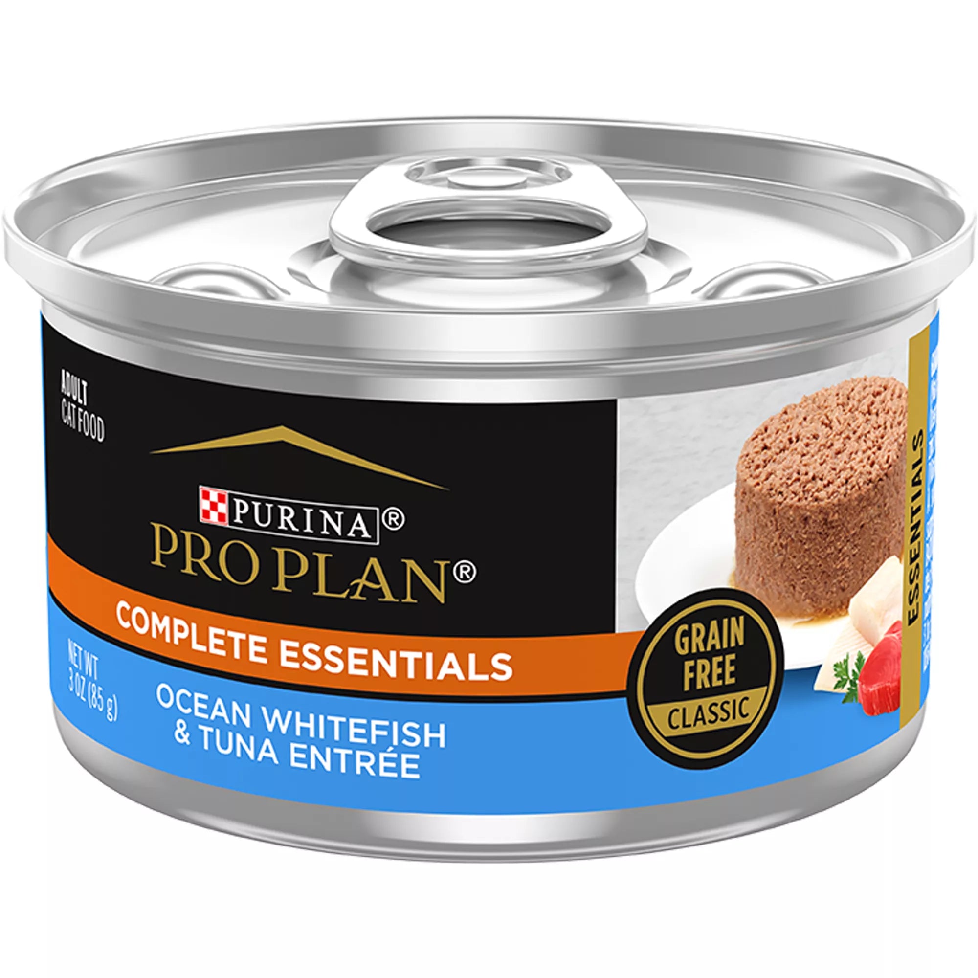 Purina Pro Plan Complete Essentials Wet Cat Food - Adult - Grain-Free Pet Food, No Artificial Colors, 3 Oz