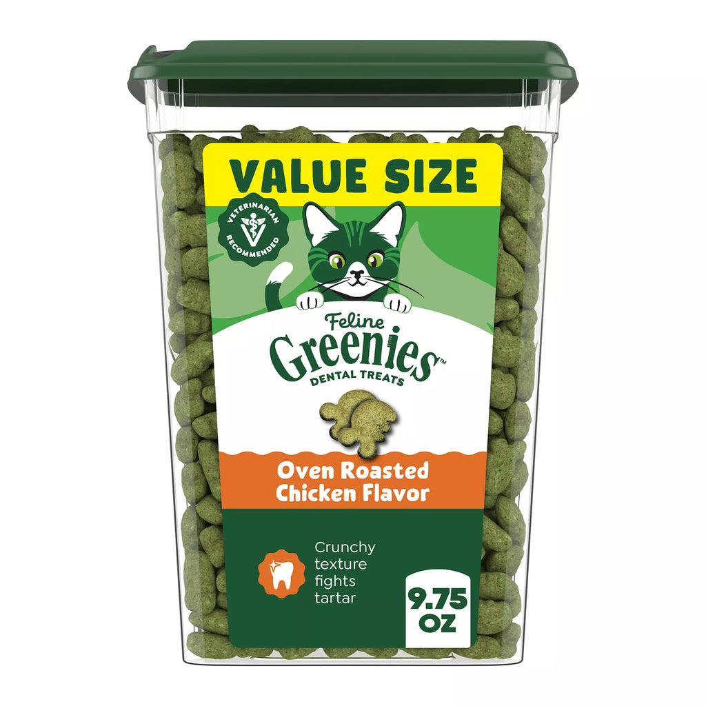 Greenies Feline Greenies Adult Cat Dental Treats - Dental Care, Natural Pet Food, Chicken
