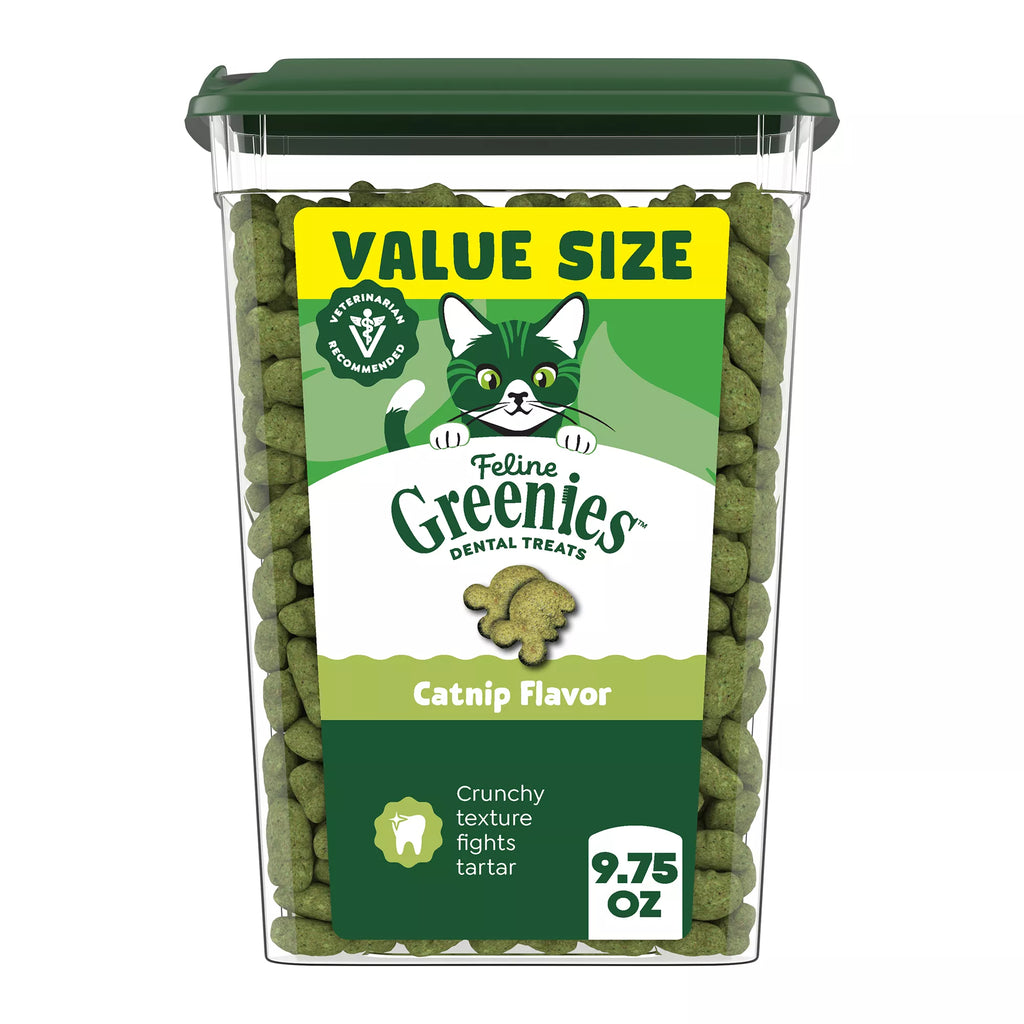 Greenies Feline Greenies Adult Cat Dental Treats - Dental Care, Natural Pet Food, Catnip
