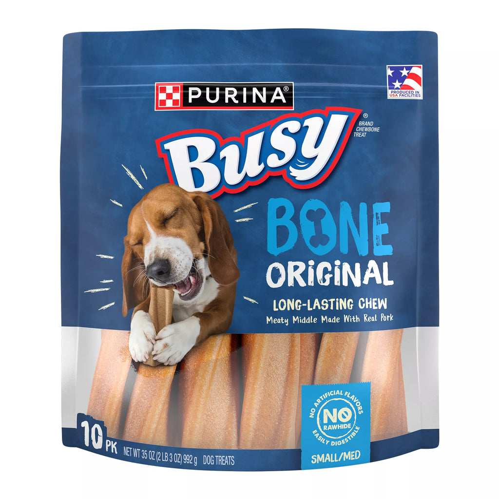 Purina Busy Bone Small/Medium Dog Treat - Beef