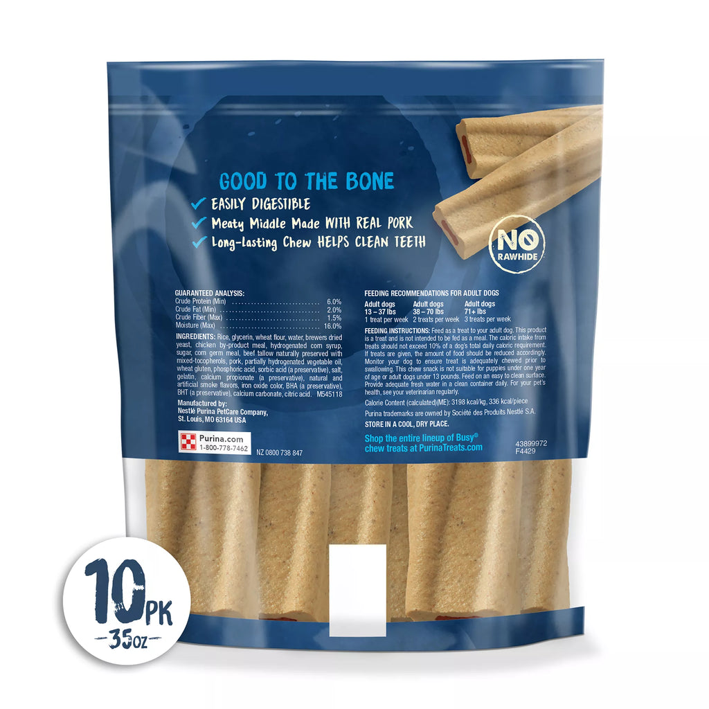 Purina Busy Bone Small/Medium Dog Treat - Beef