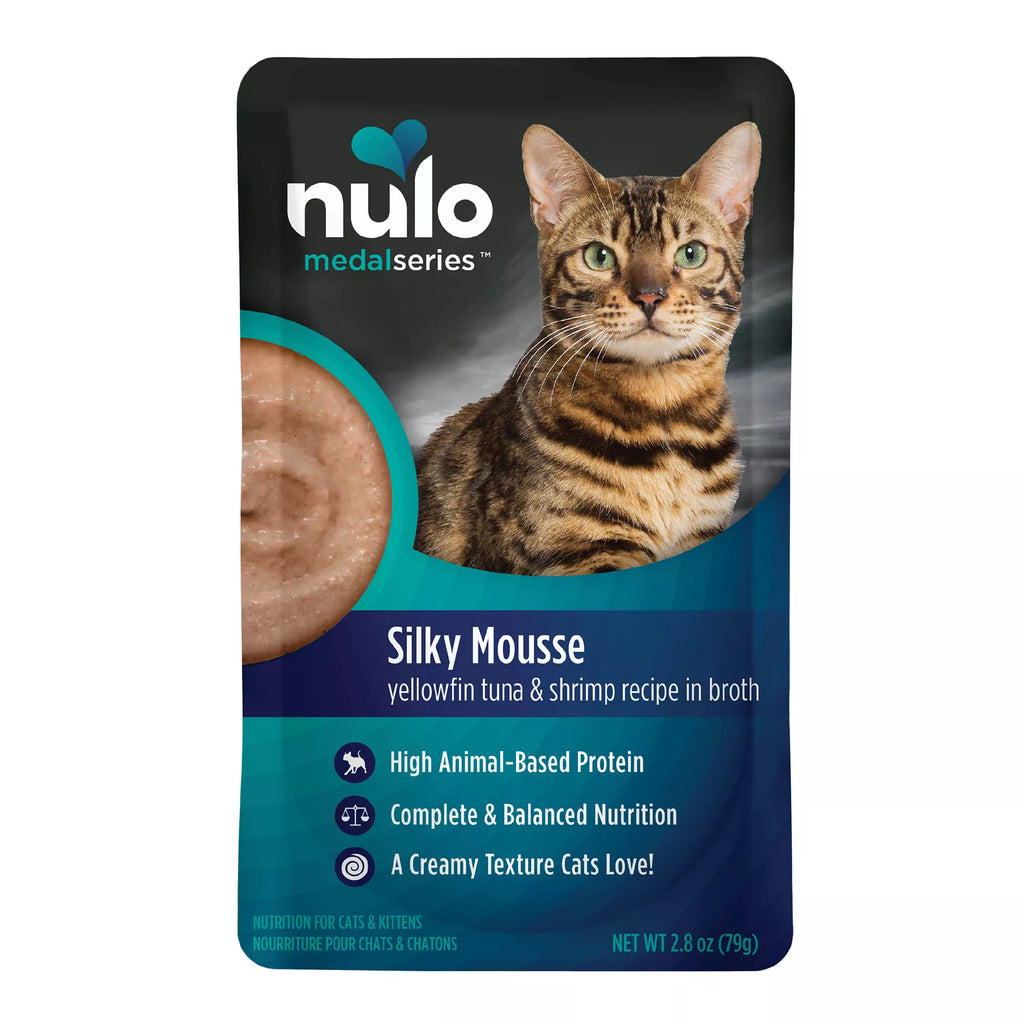 Nulo MedalSeries  All Life Stages Wet Cat Food - High-Protein Pet Food, Silky Mousse, 2.8 Oz.